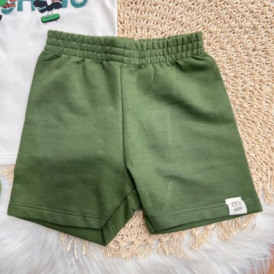 Conj. Regata Keep On e Bermuda - Off White e Verde